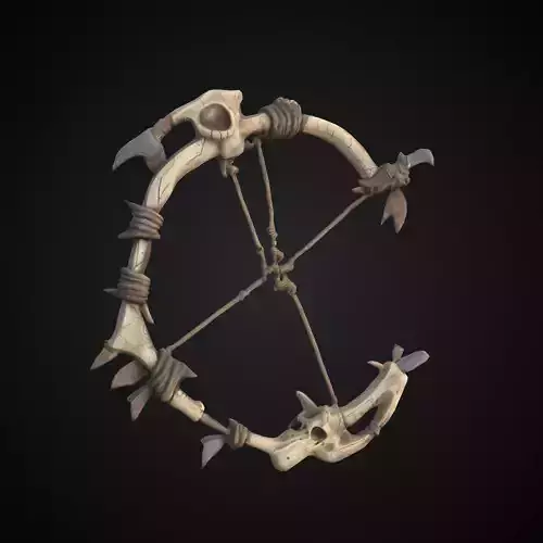 Stylized Game Asset - Bone Bow