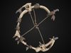 Stylized Game Asset - Bone Bow Low-poly 3D model_1
