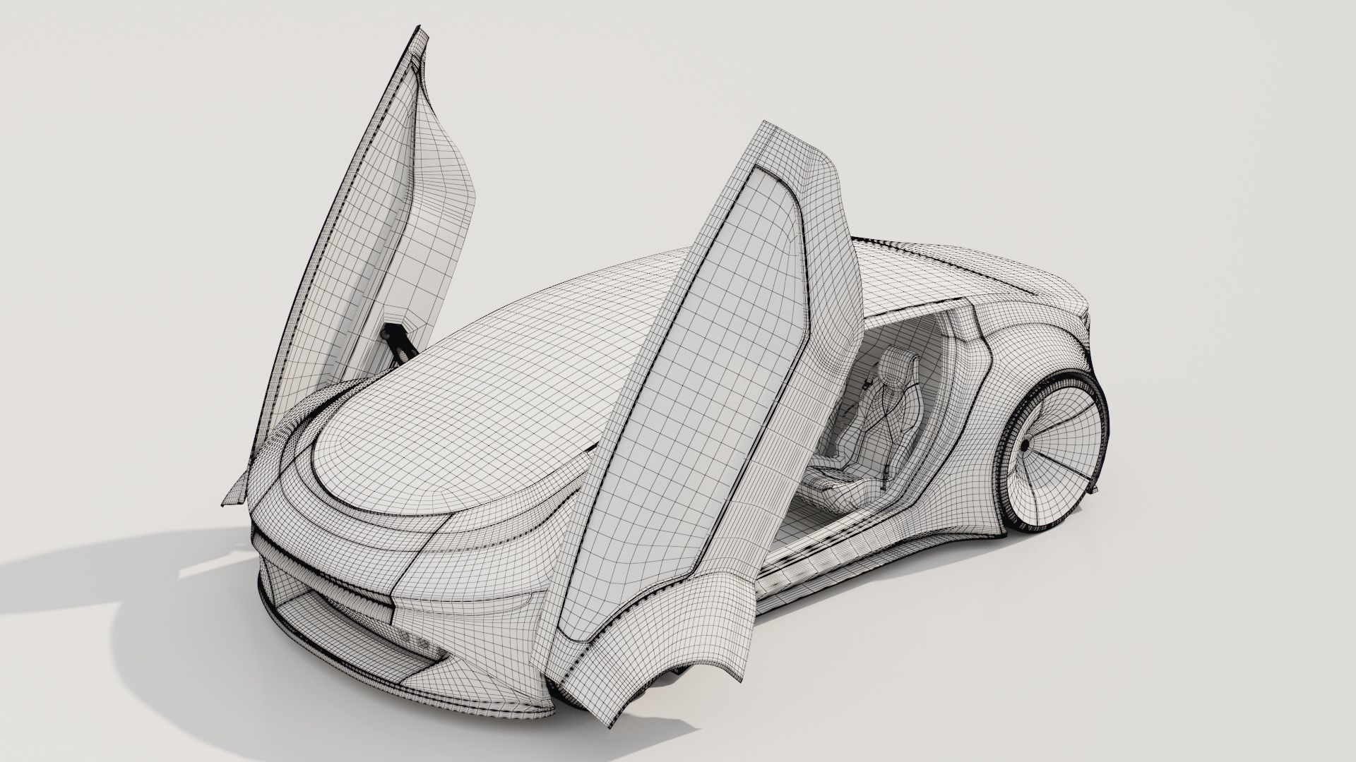 Self-driving car  bundle 3D Model Collection_4