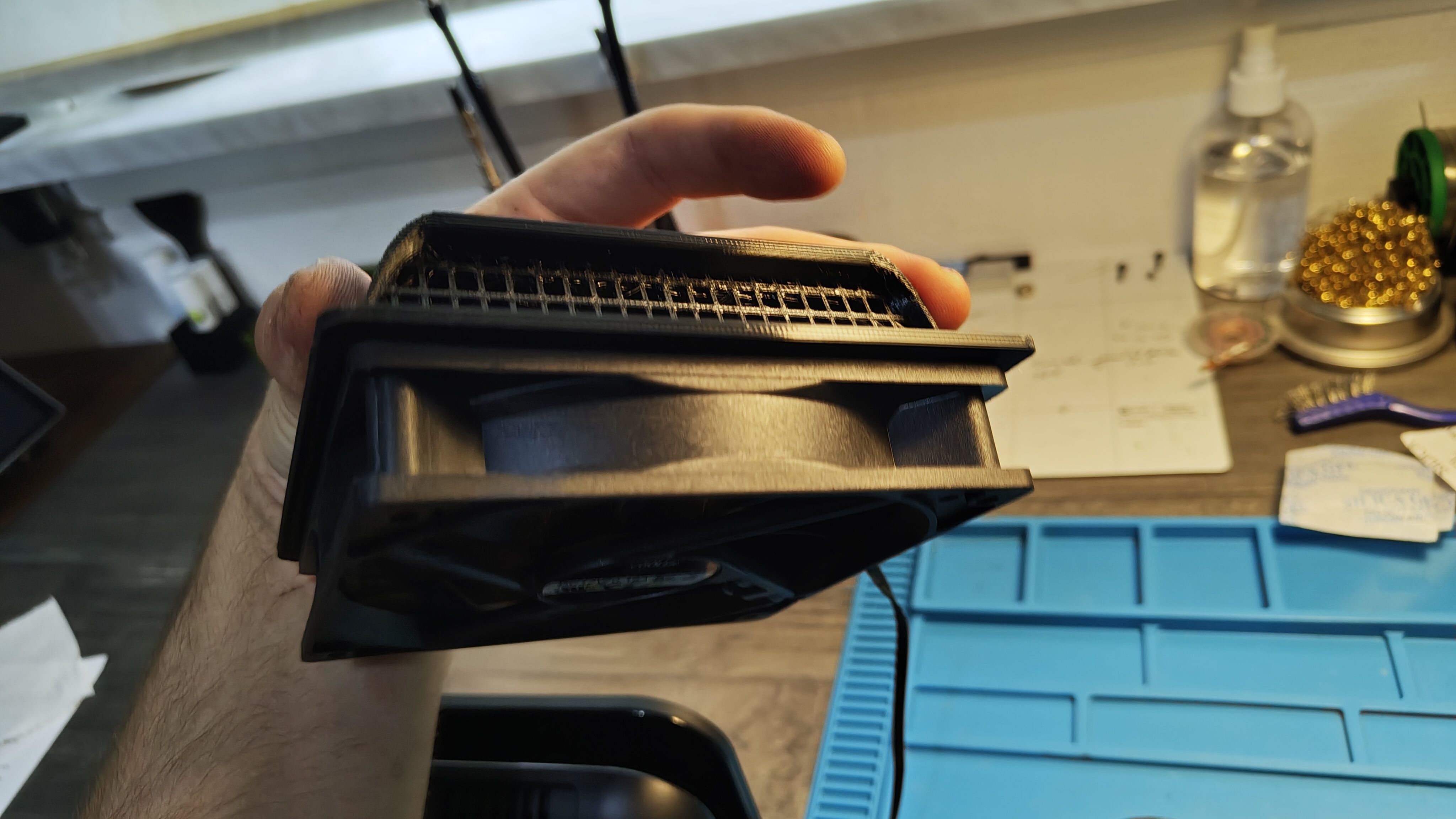 Nitendo switch 2 120MM Fan Cooler mod 3D print model_4