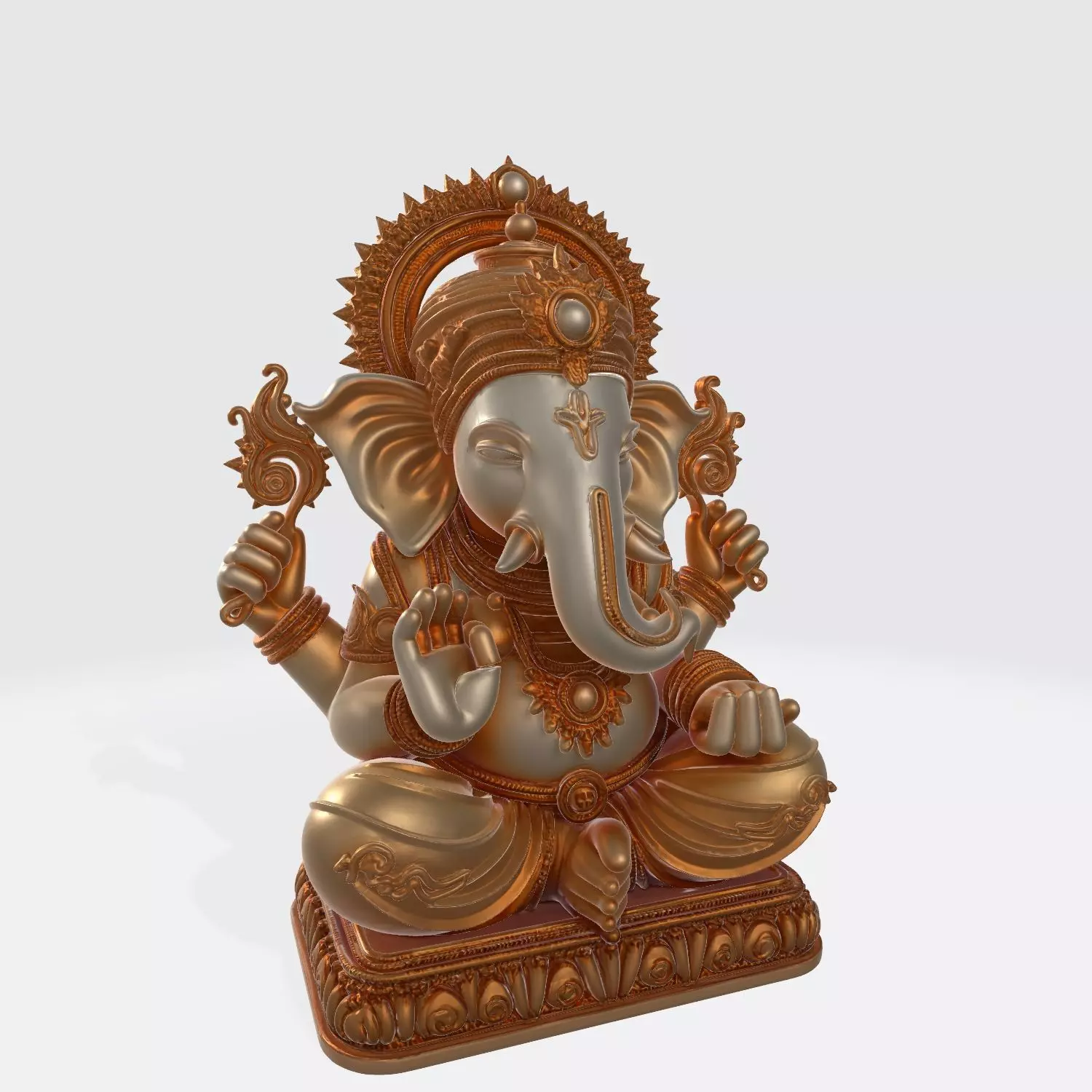 Ganesha Pendant 3D Model 6 3D print model