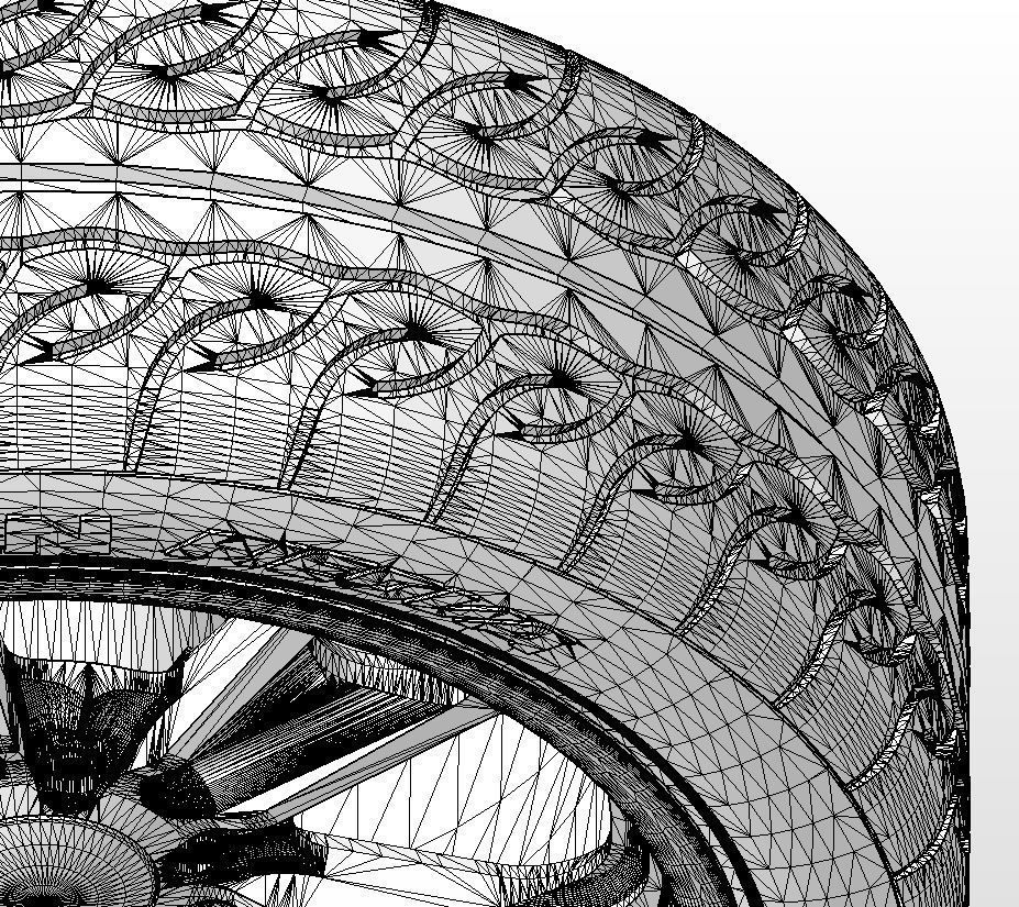 Custom wheels Budnik Cannon 18inch for scale model 3D print model_18