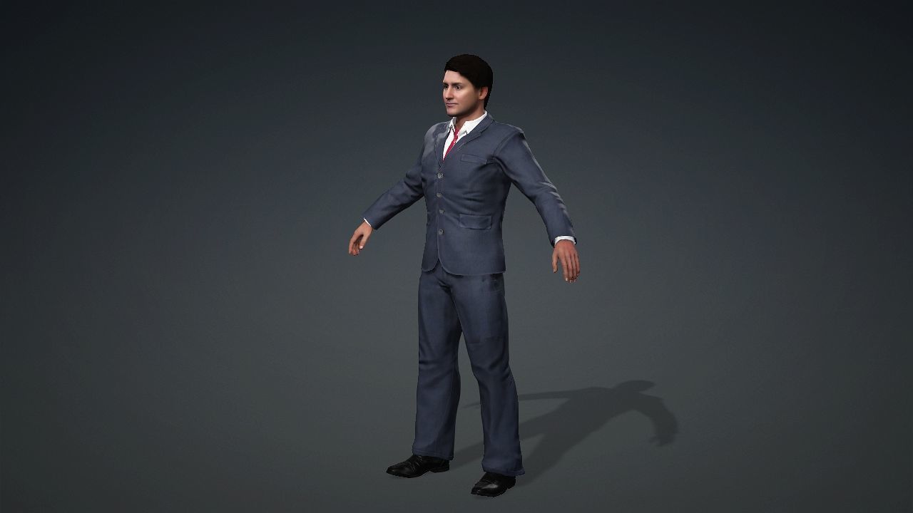 A model similar to Canadian Prime Minister Justin Trudeau 3D model_6