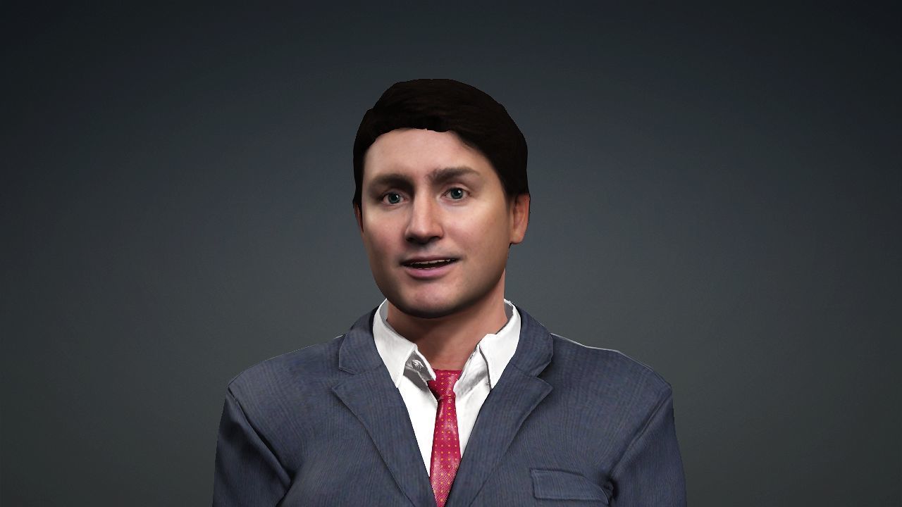 A model similar to Canadian Prime Minister Justin Trudeau 3D model_8