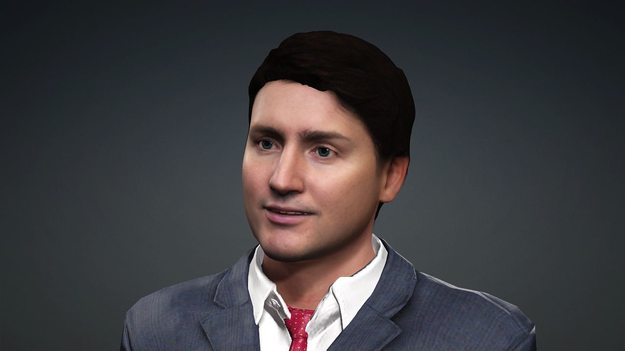 A model similar to Canadian Prime Minister Justin Trudeau 3D model_9