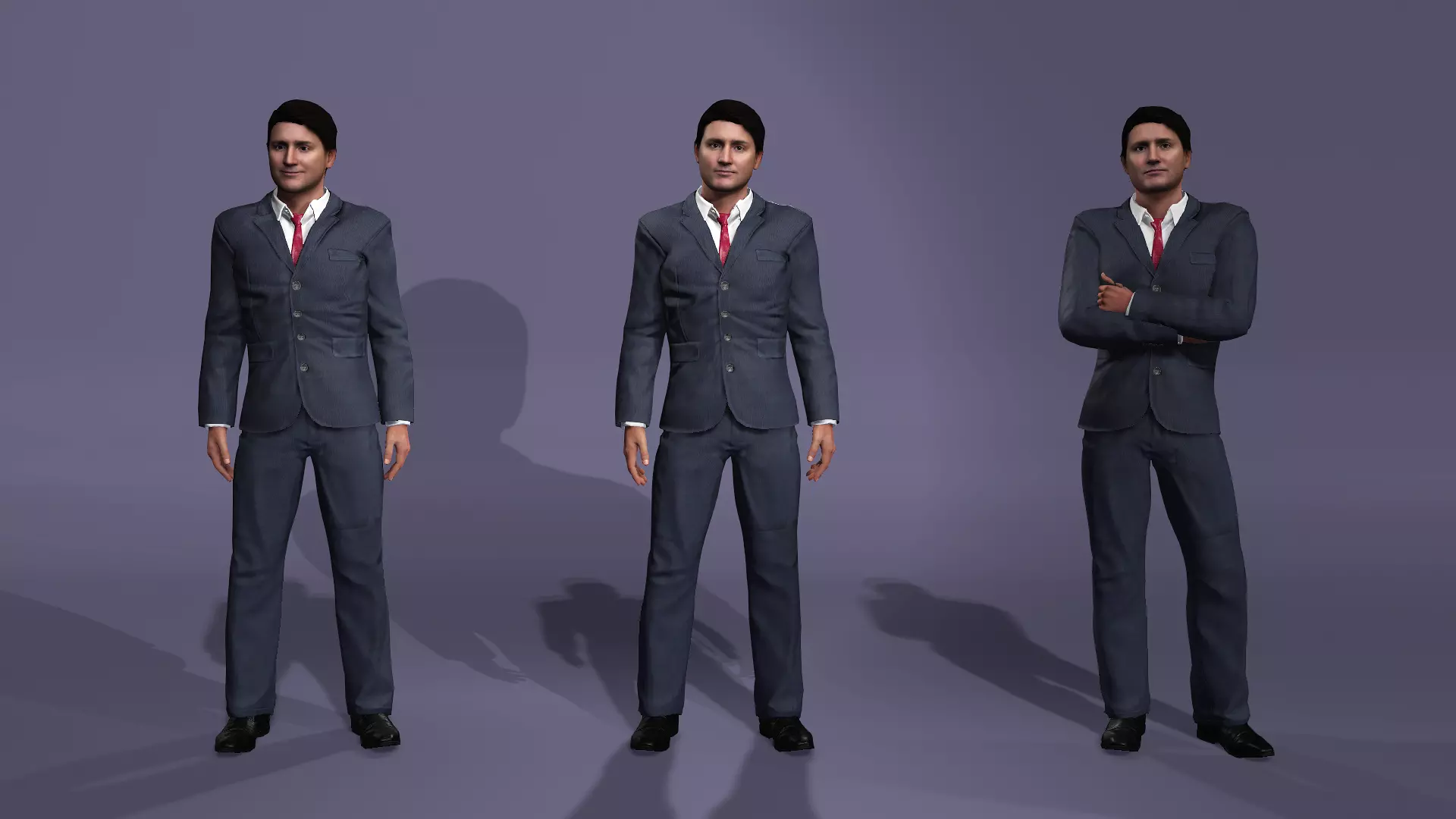 A model similar to Canadian Prime Minister Justin Trudeau 3D model_0
