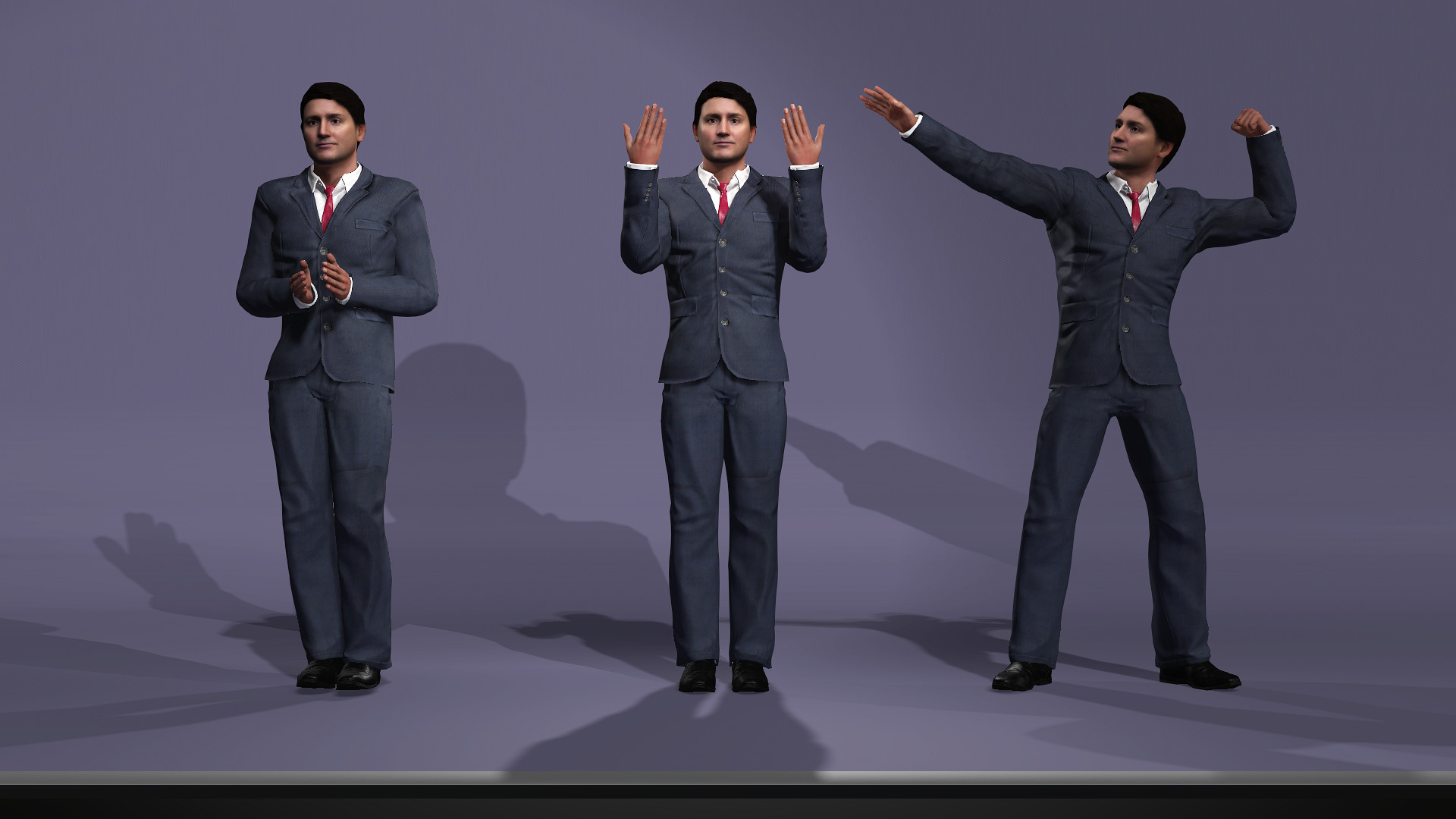 A model similar to Canadian Prime Minister Justin Trudeau 3D model_19