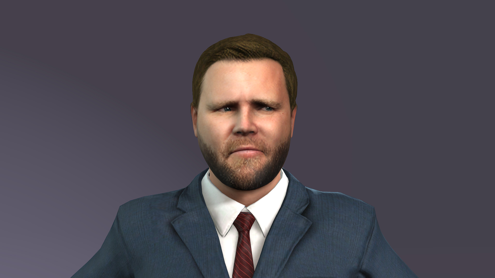 A dance model strikingly similar to Vice President Vance 3D model_16