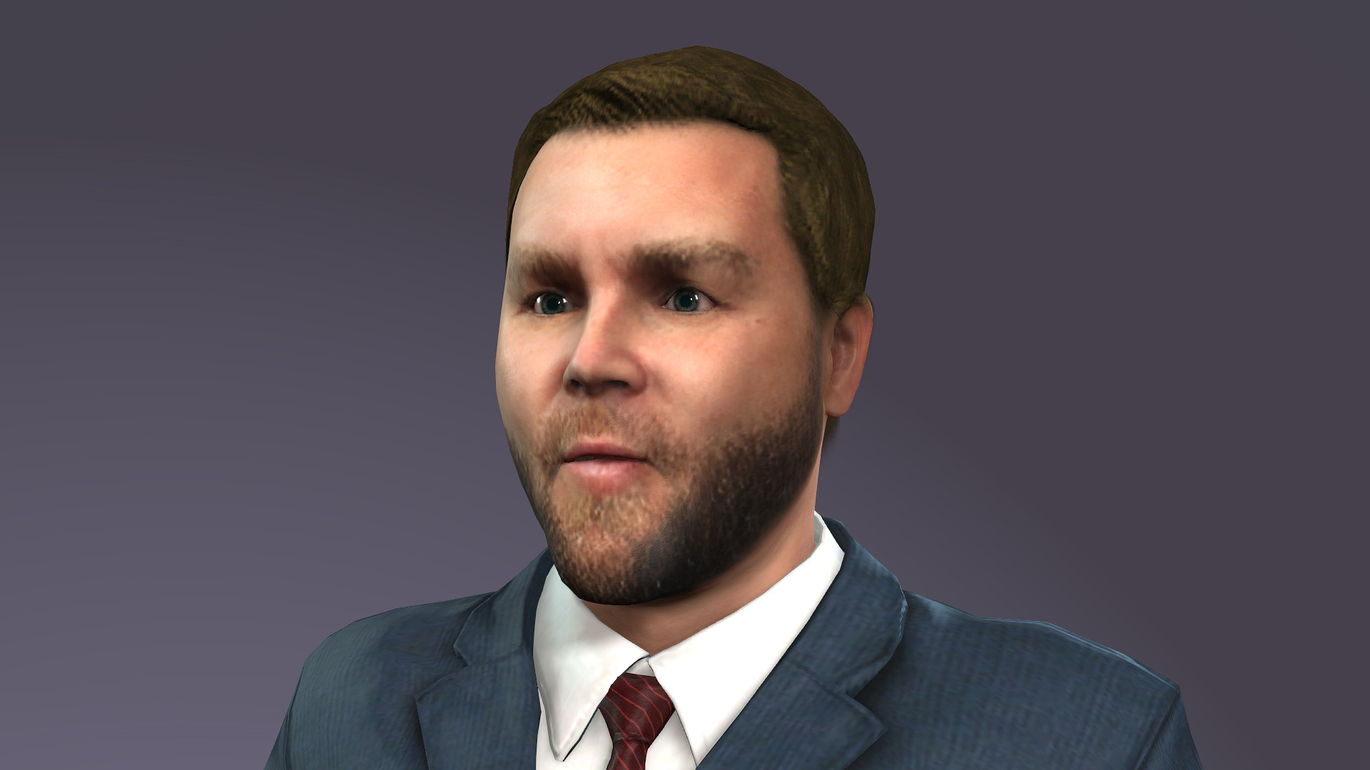 A dance model strikingly similar to Vice President Vance 3D model_20