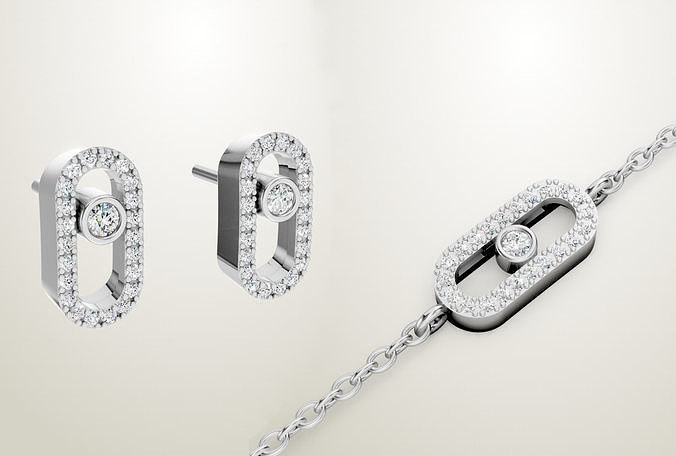 Messika Move Uno CARE collection Earring Bracelet 