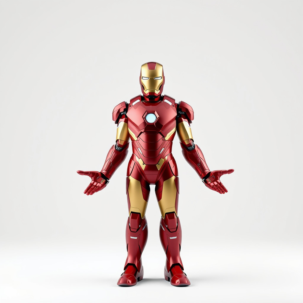 Armored Superhero Rigged and Animated D Model Low-poly 3D model_2