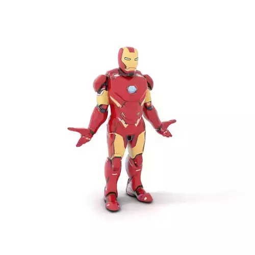 Armored Superhero Rigged and Animated D Model Low-poly 3D model Armored Superhero Rigged and Animated D Model Low-poly 3D model