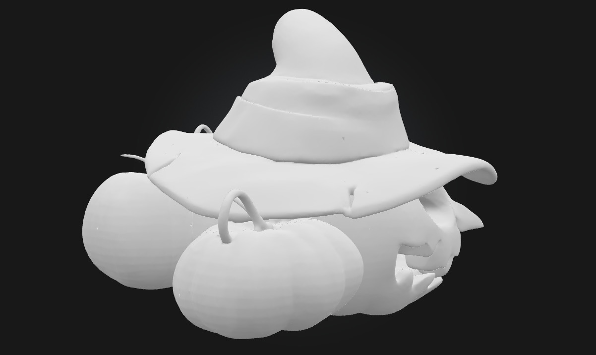 Pumpkin Enchantment  Magical Prop Model for Fantasy 3D model_8