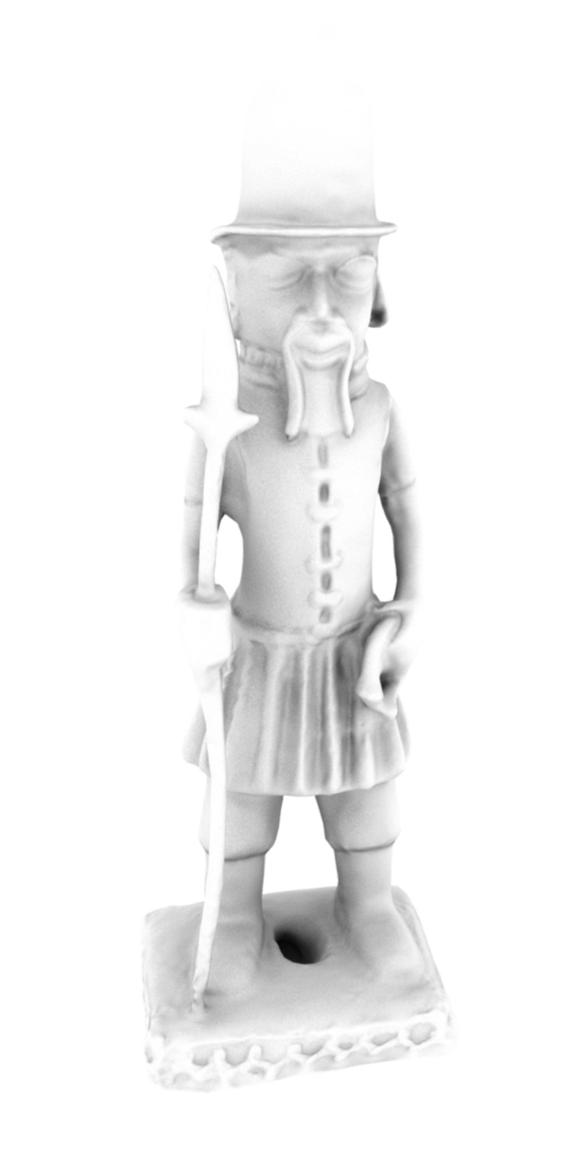 Portuguese Soldier Colon Low-poly 3D model_11