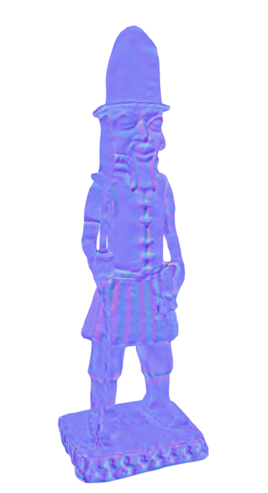 Portuguese Soldier Colon Low-poly 3D model_10