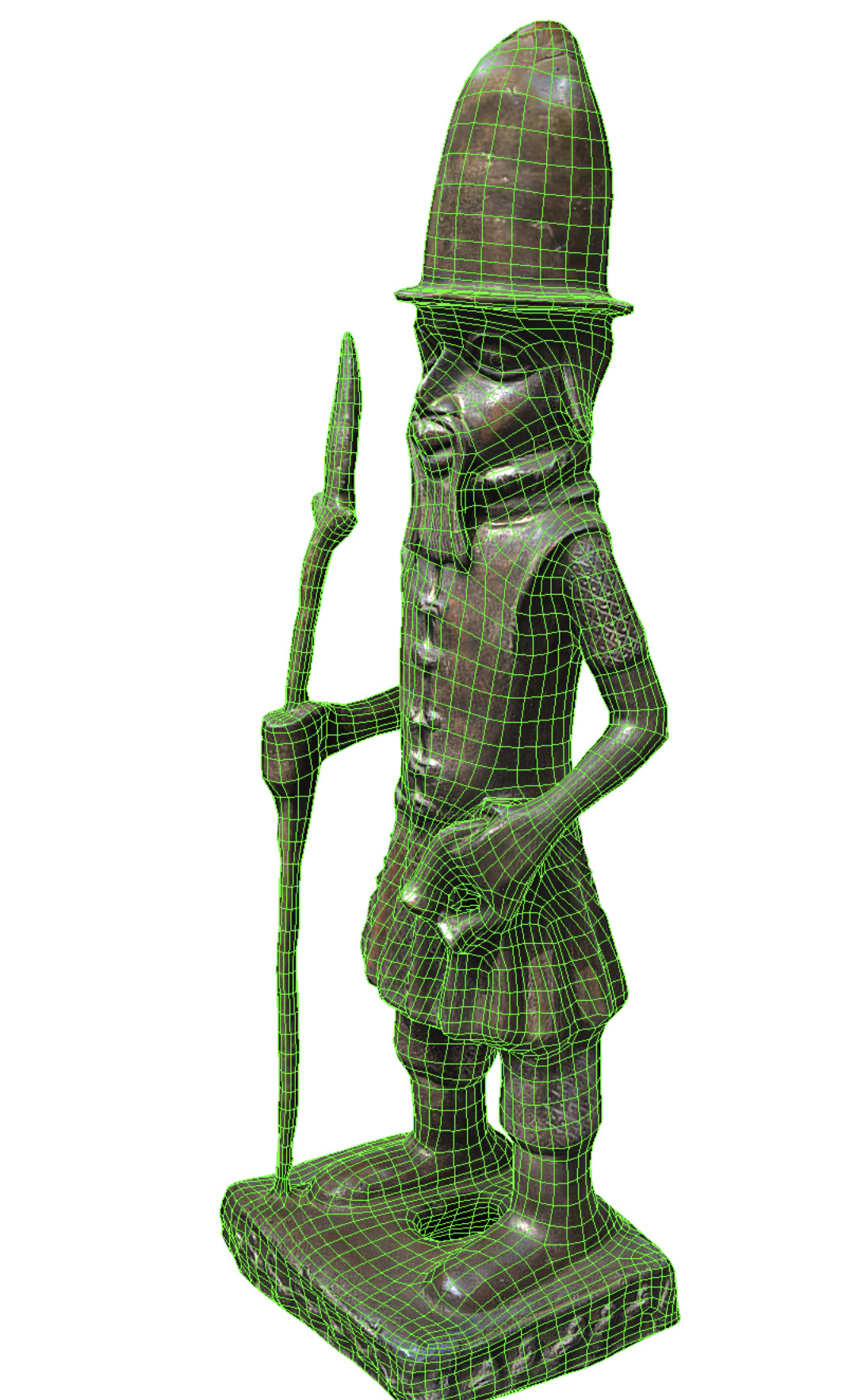 Portuguese Soldier Colon Low-poly 3D model_14