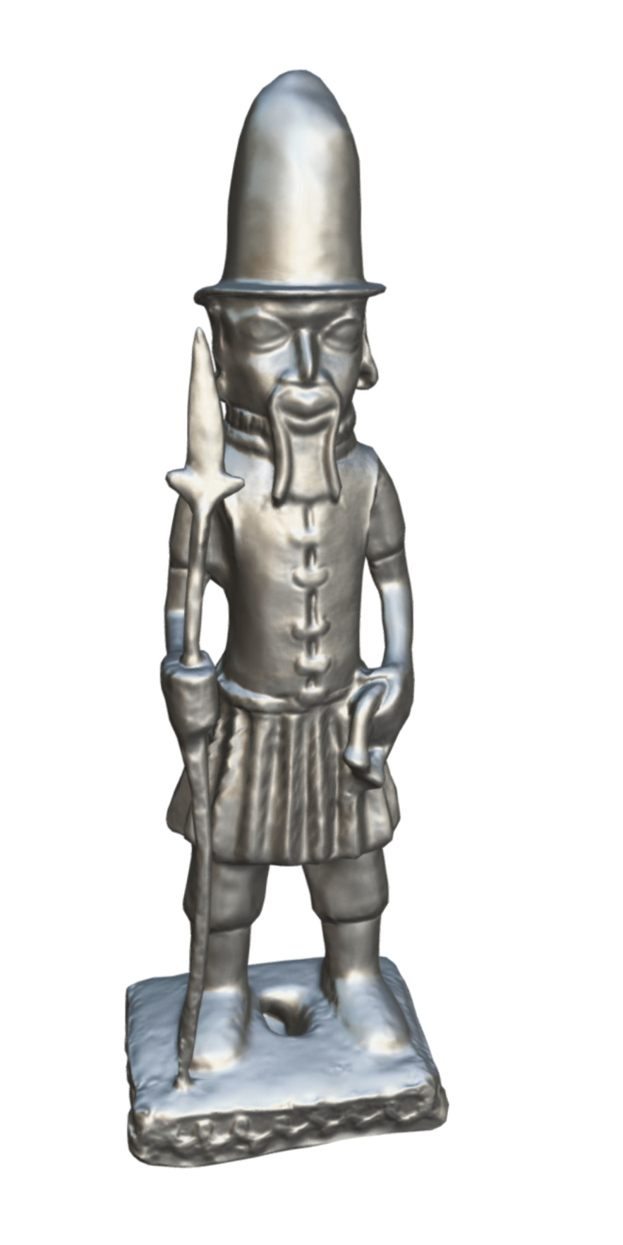 Portuguese Soldier Colon Low-poly 3D model_12