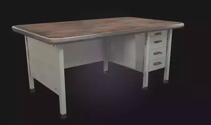 Vintage Office Desk  Classic Wooden Furniture