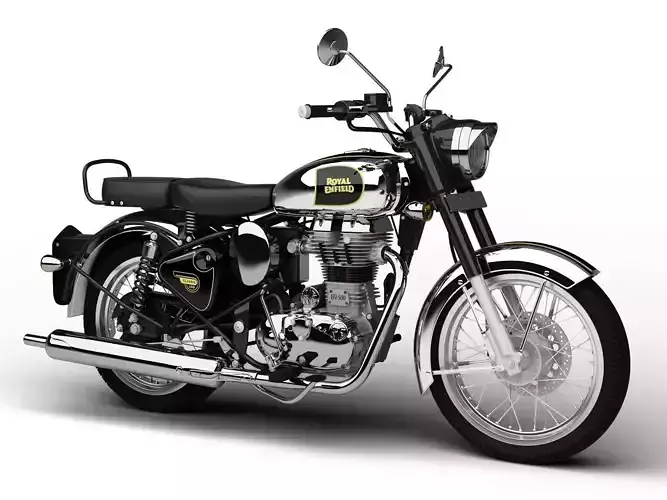 Royal Enfield Classic Chrome 2016 3D model