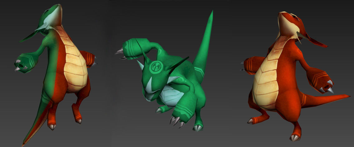 Cartoon MMA Low-poly 3D model_4