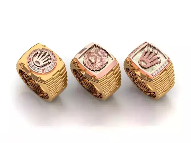 Multi piece men s ring