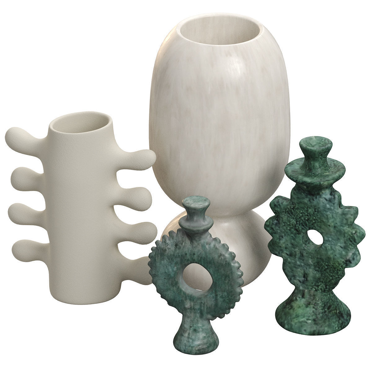 Decorative Vases 3D model_8