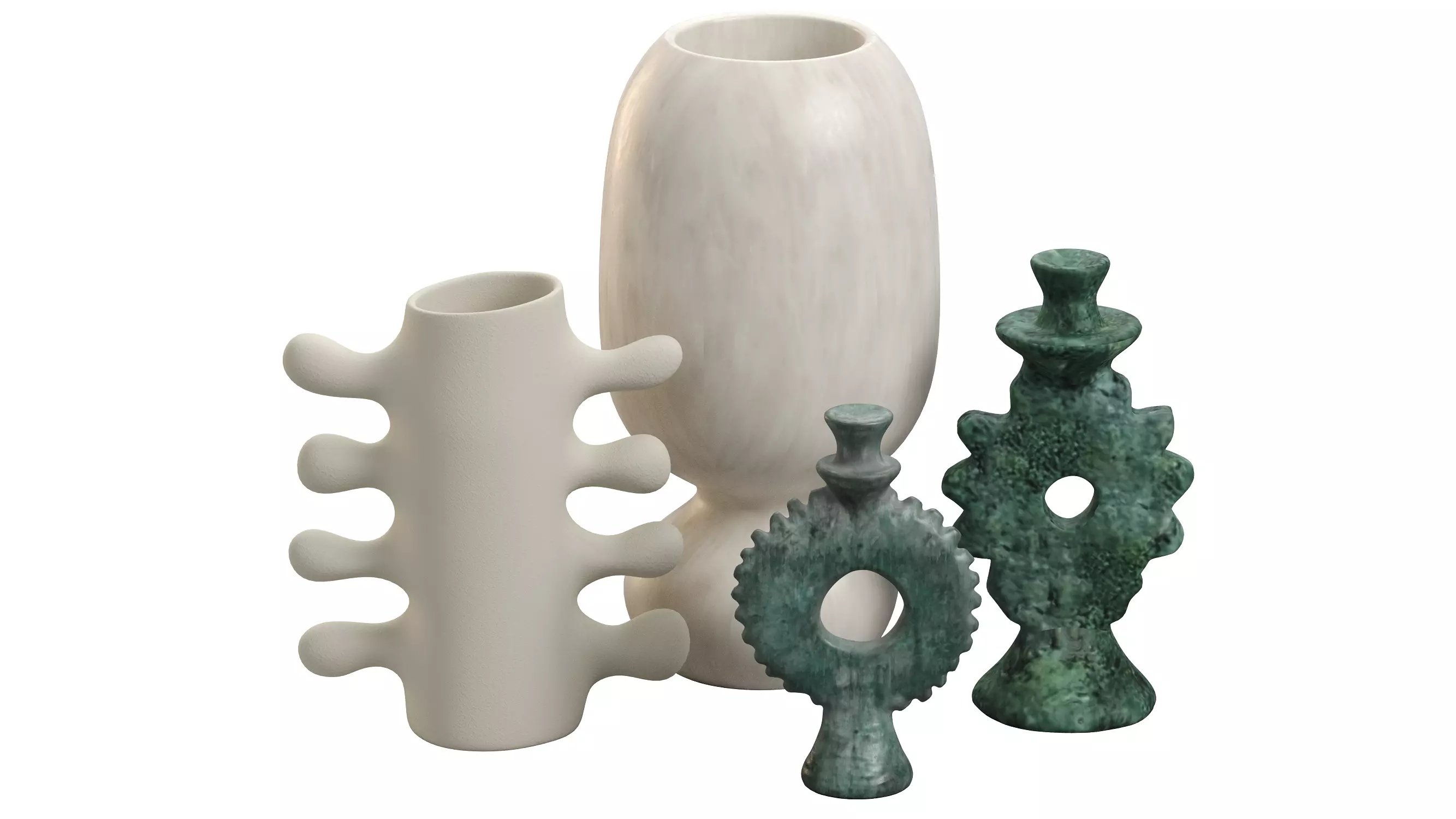 Decorative Vases 3D model_0