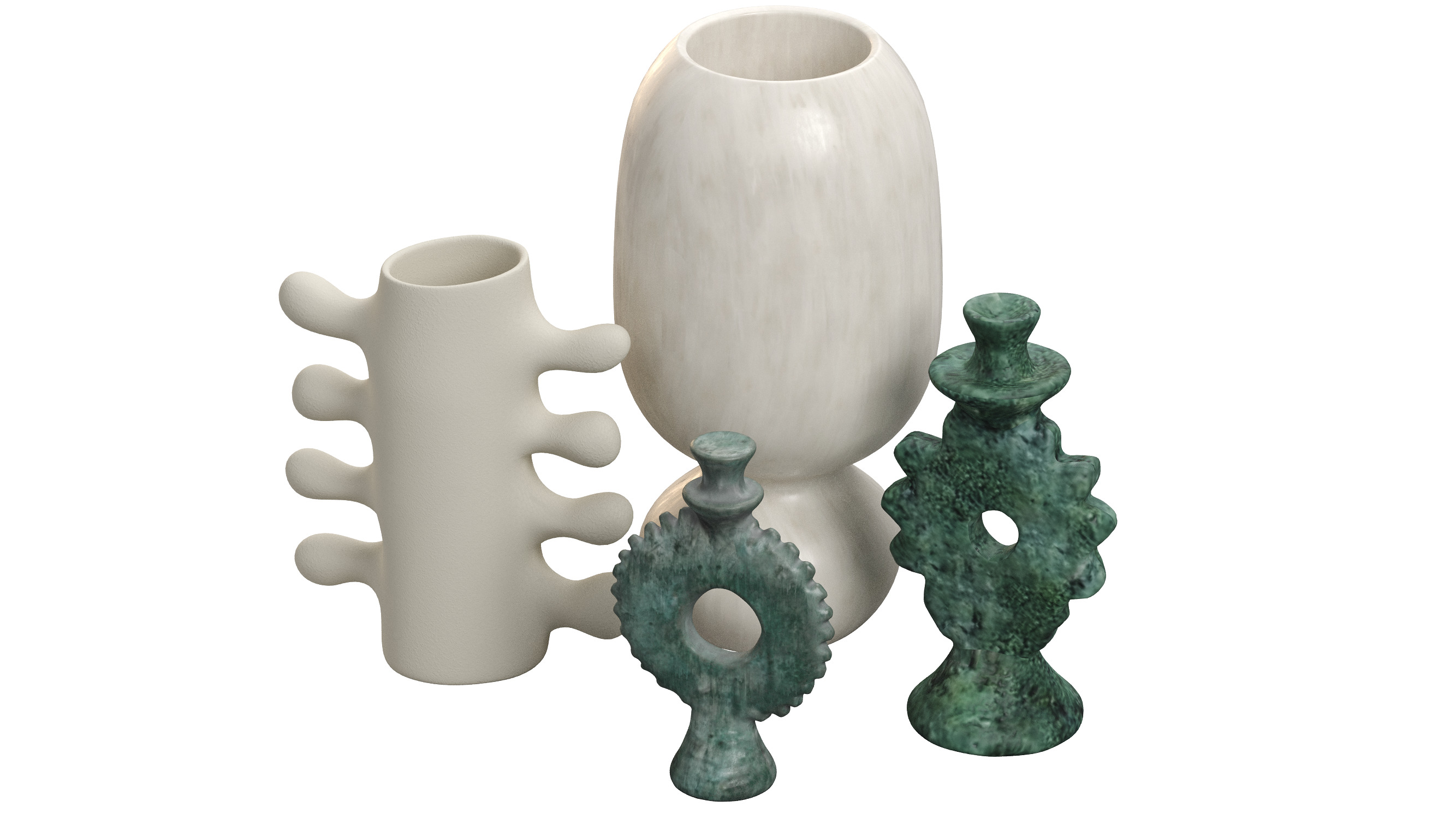 Decorative Vases 3D model_2