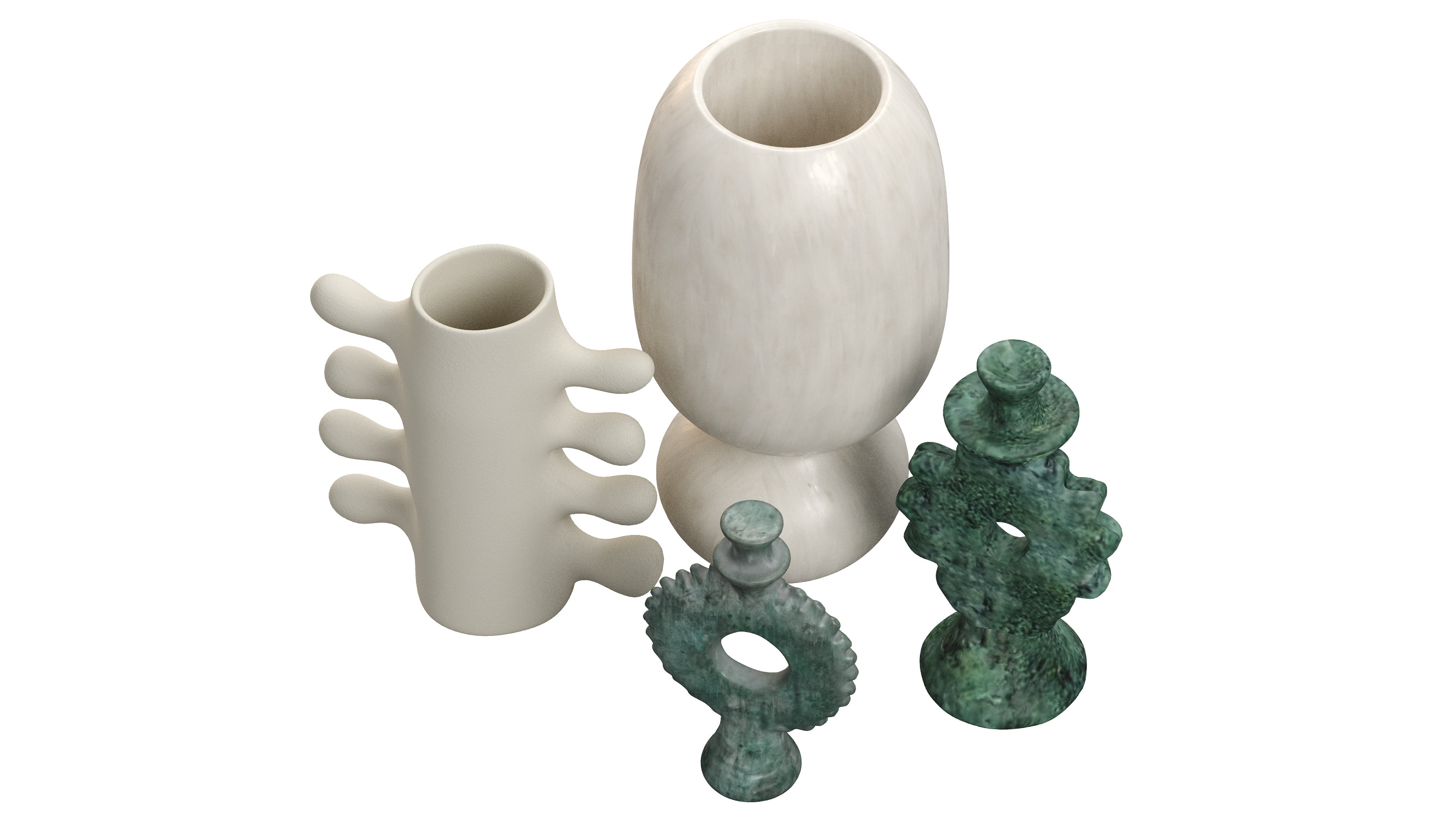Decorative Vases 3D model_4