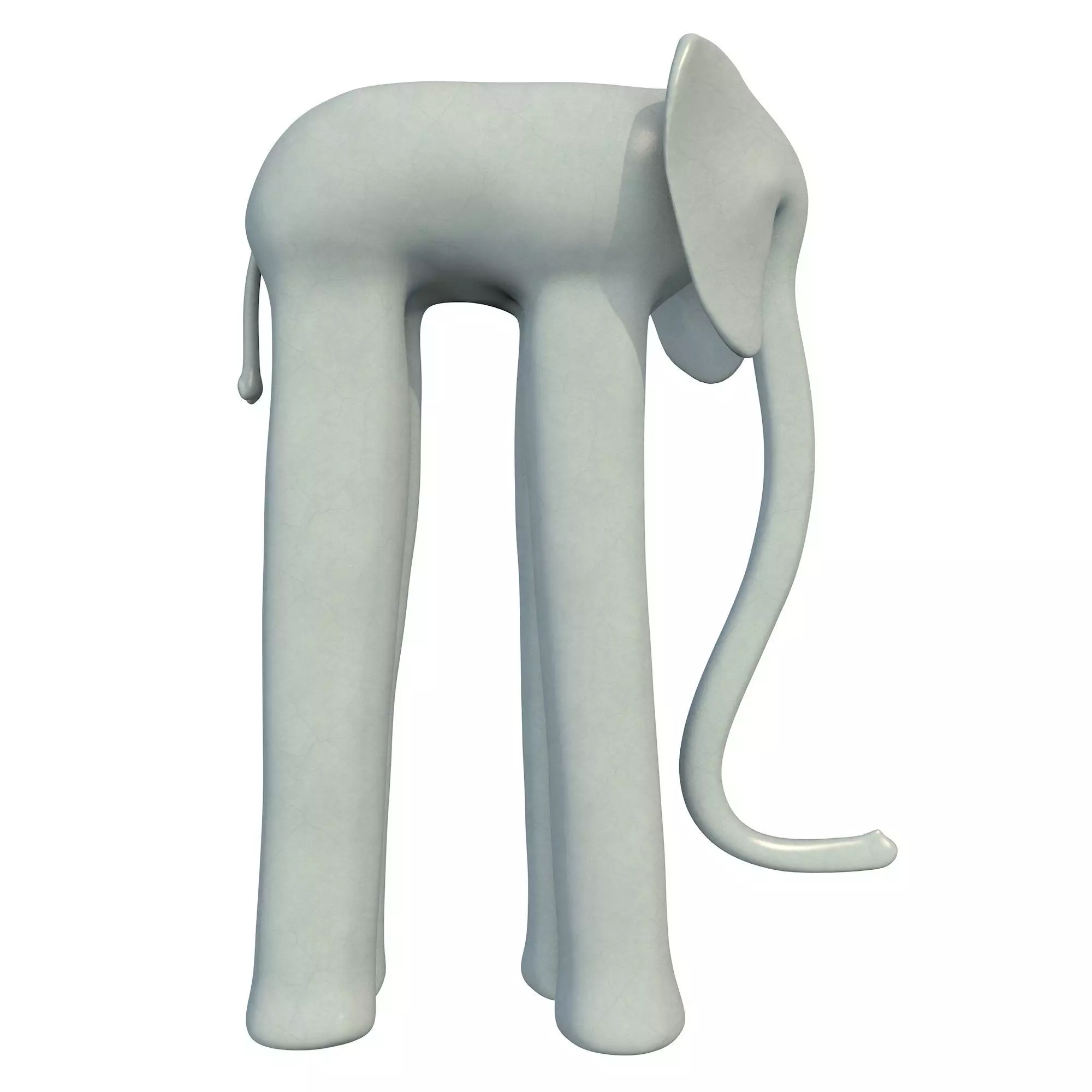 Elephant Figurine 3D print model_0