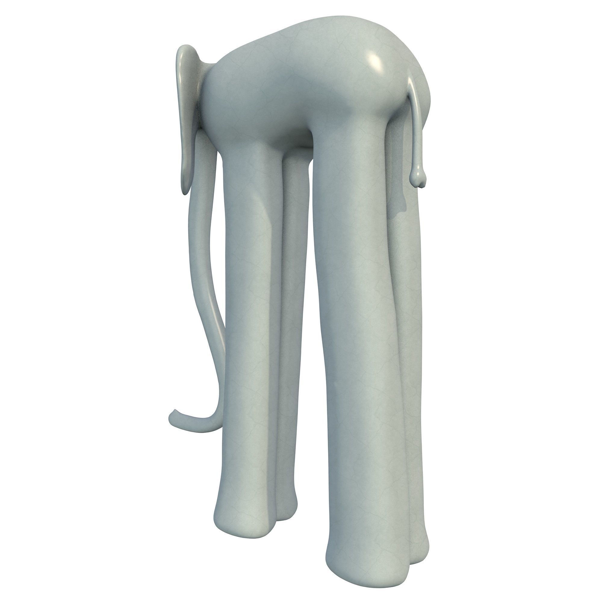Elephant Figurine 3D print model_4