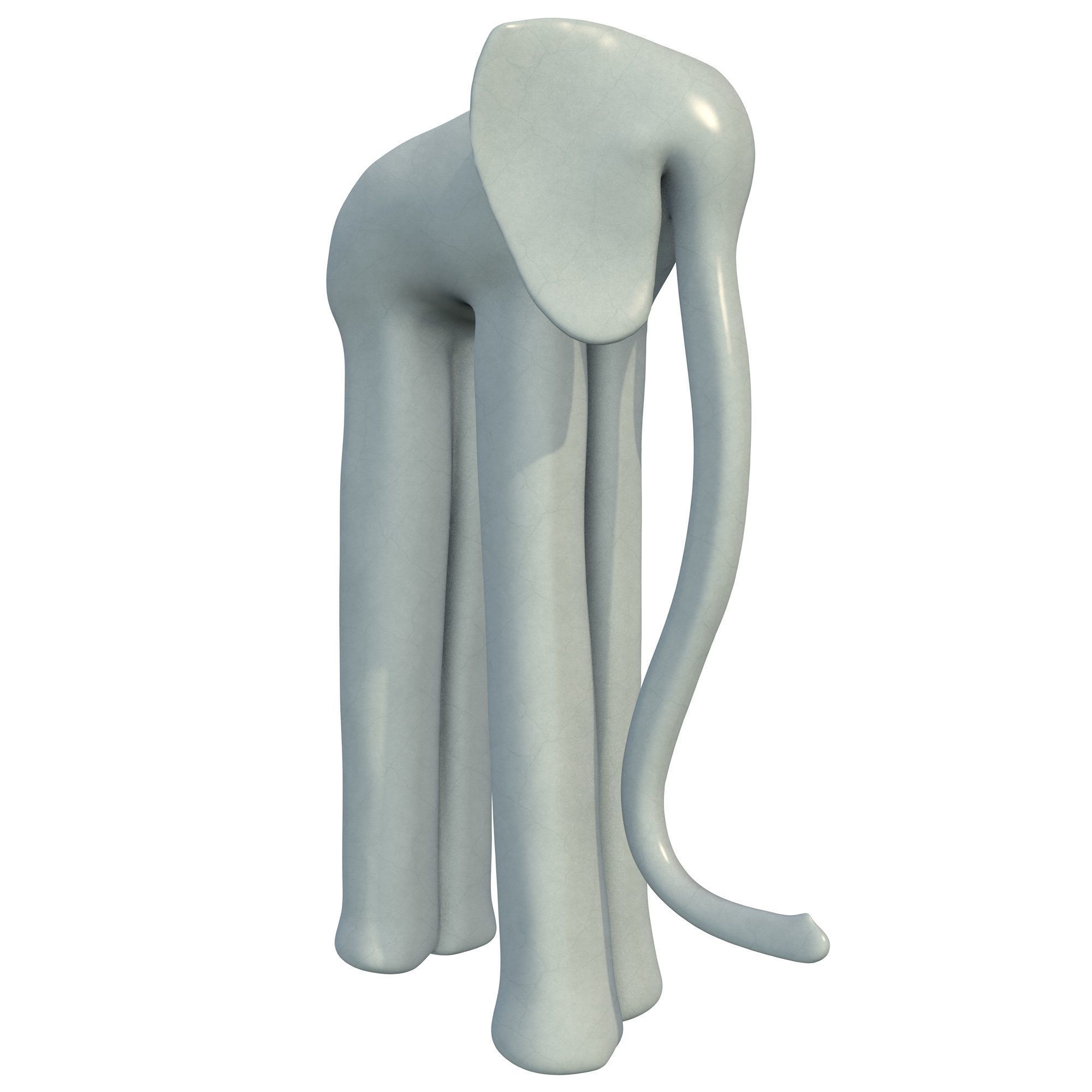 Elephant Figurine 3D print model_1