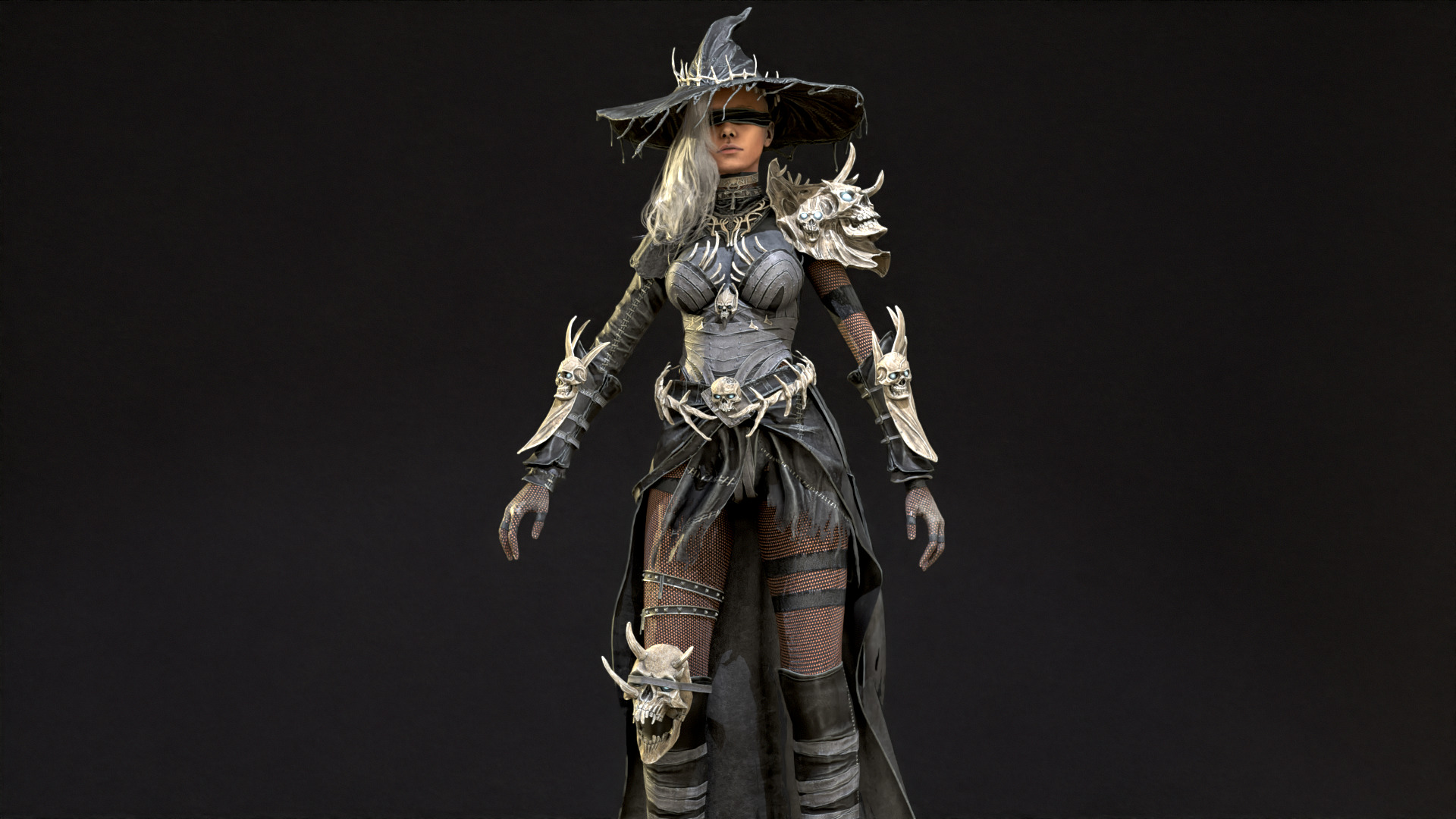 Witch Starter Pack Low-poly 3D model_30