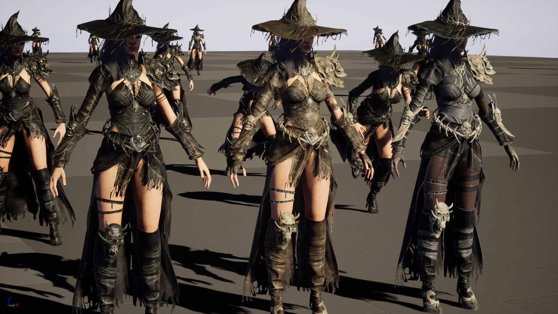 Witch Starter Pack Low-poly 3D model_34