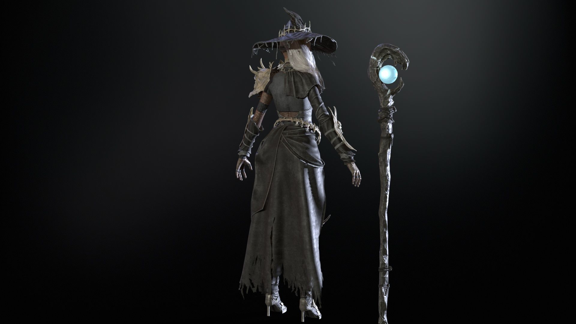 Witch Starter Pack Low-poly 3D model_13