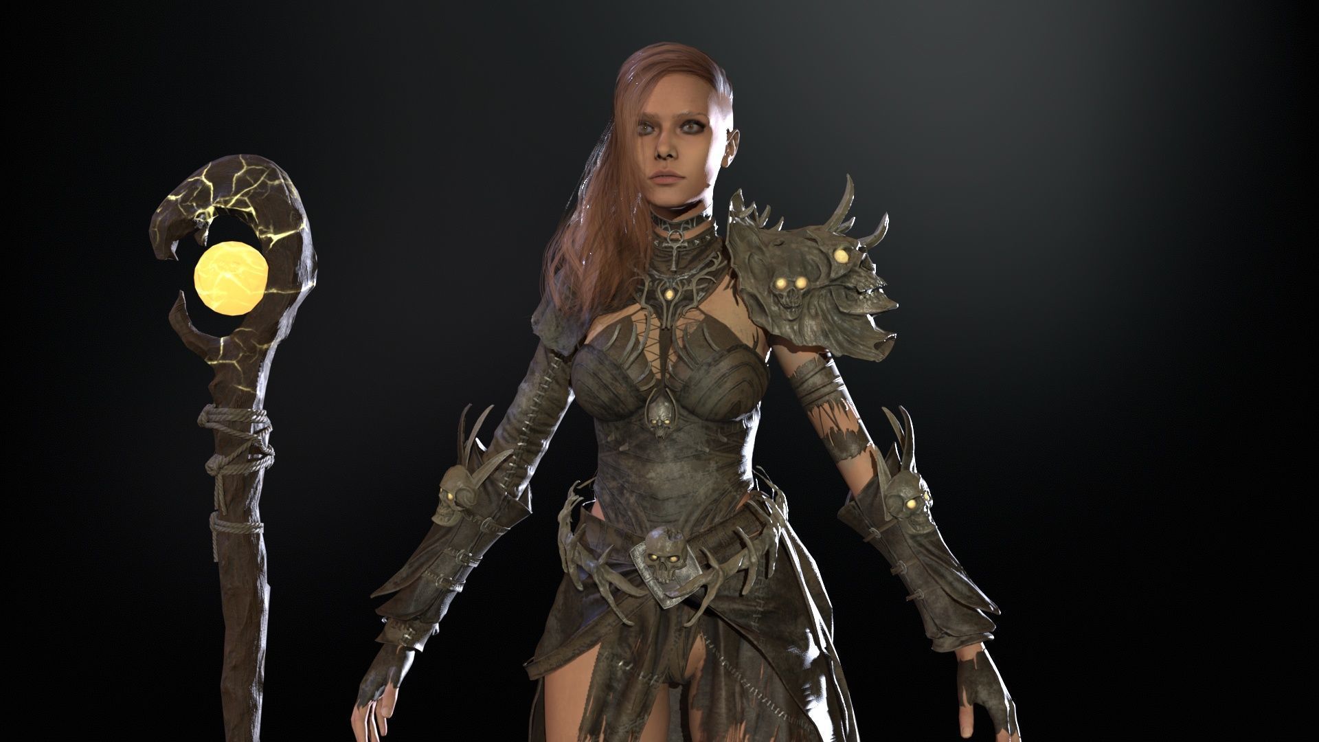 Witch Starter Pack Low-poly 3D model_9