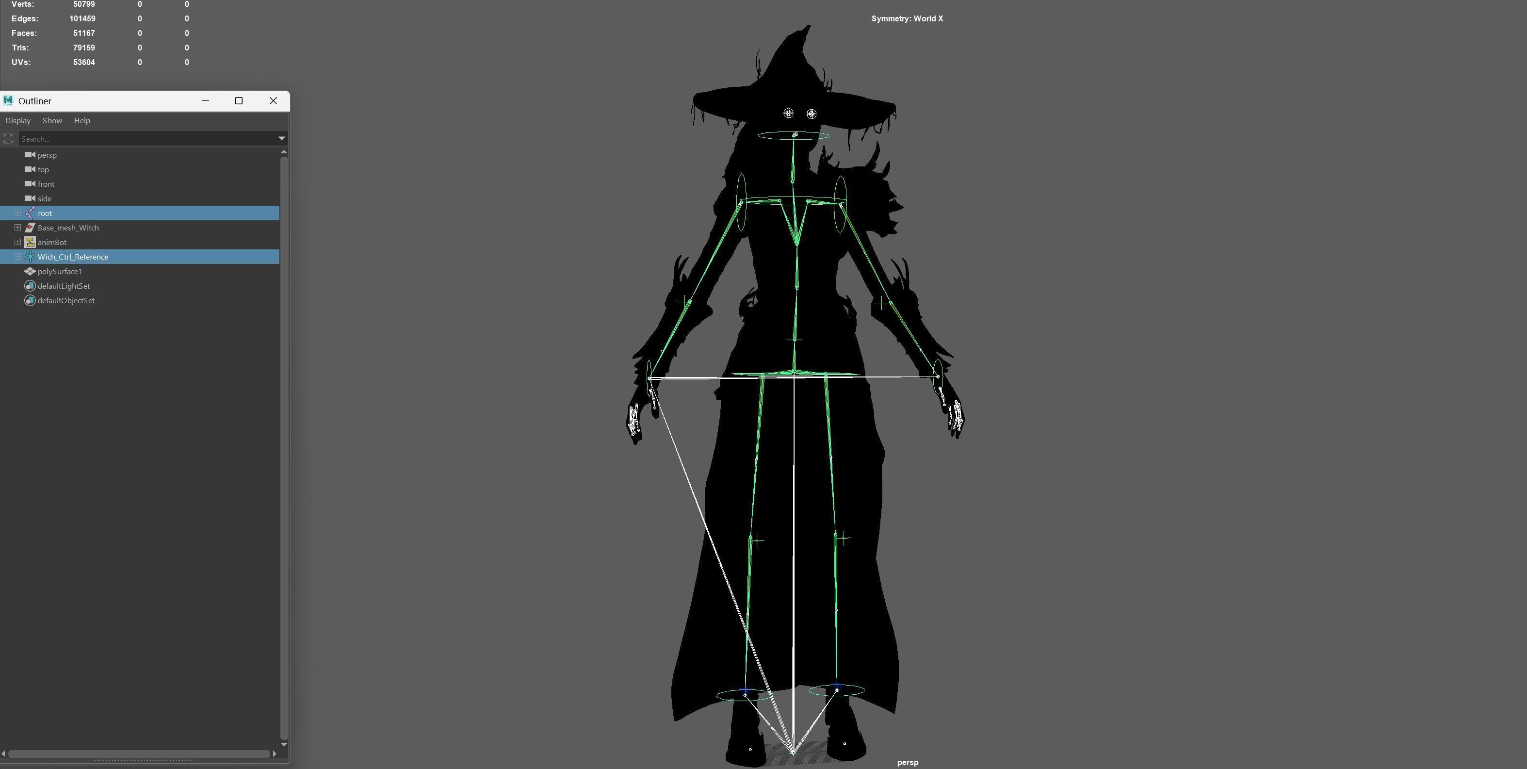 Witch Starter Pack Low-poly 3D model_31