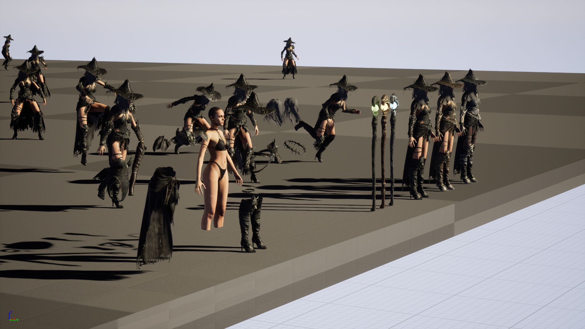 Witch Starter Pack Low-poly 3D model_36