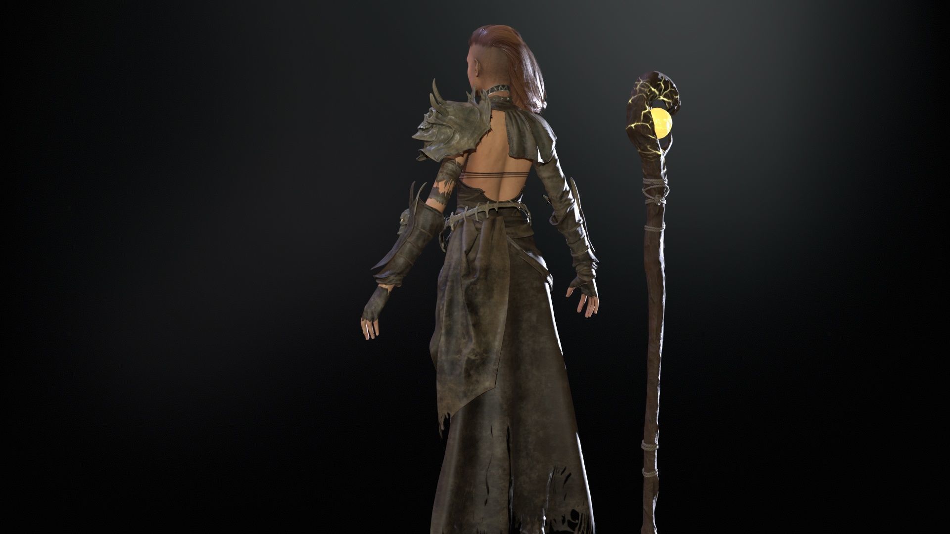 Witch Starter Pack Low-poly 3D model_10