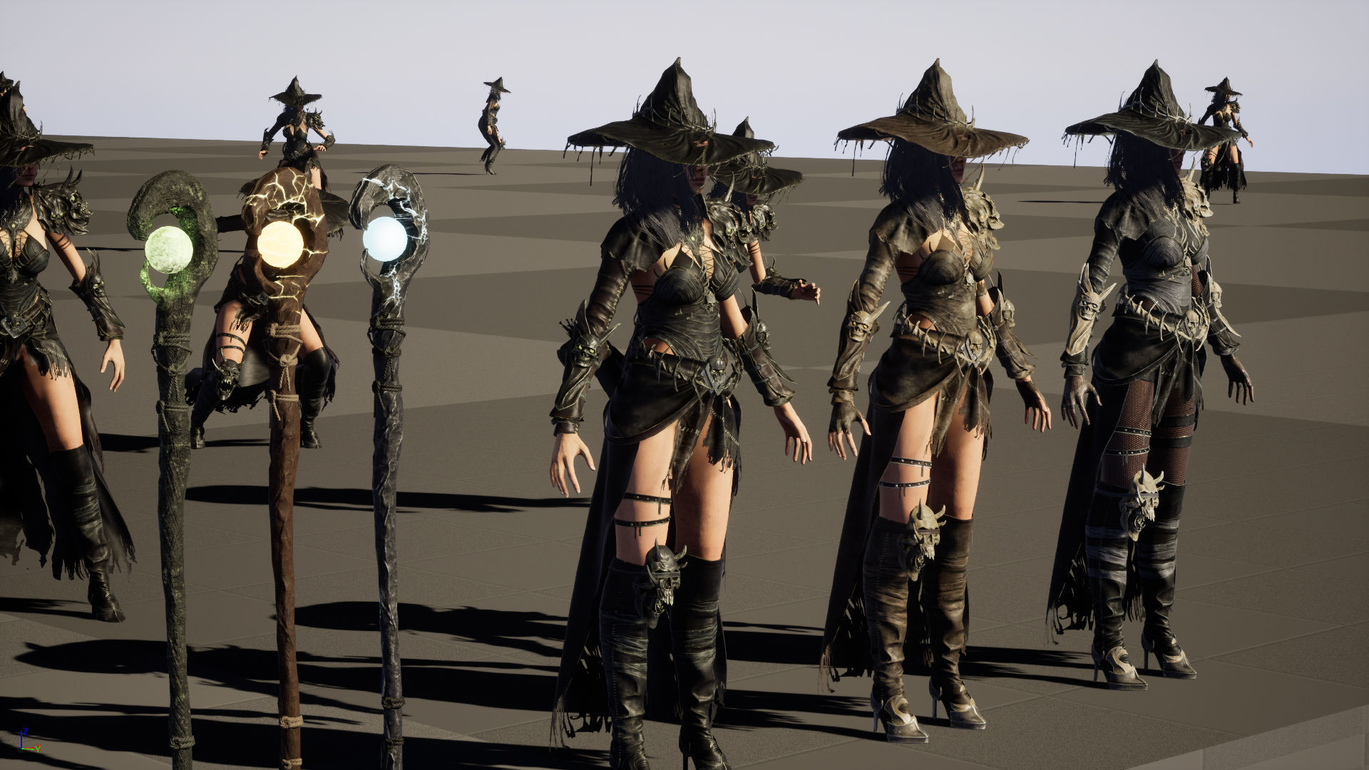 Witch Starter Pack Low-poly 3D model_33