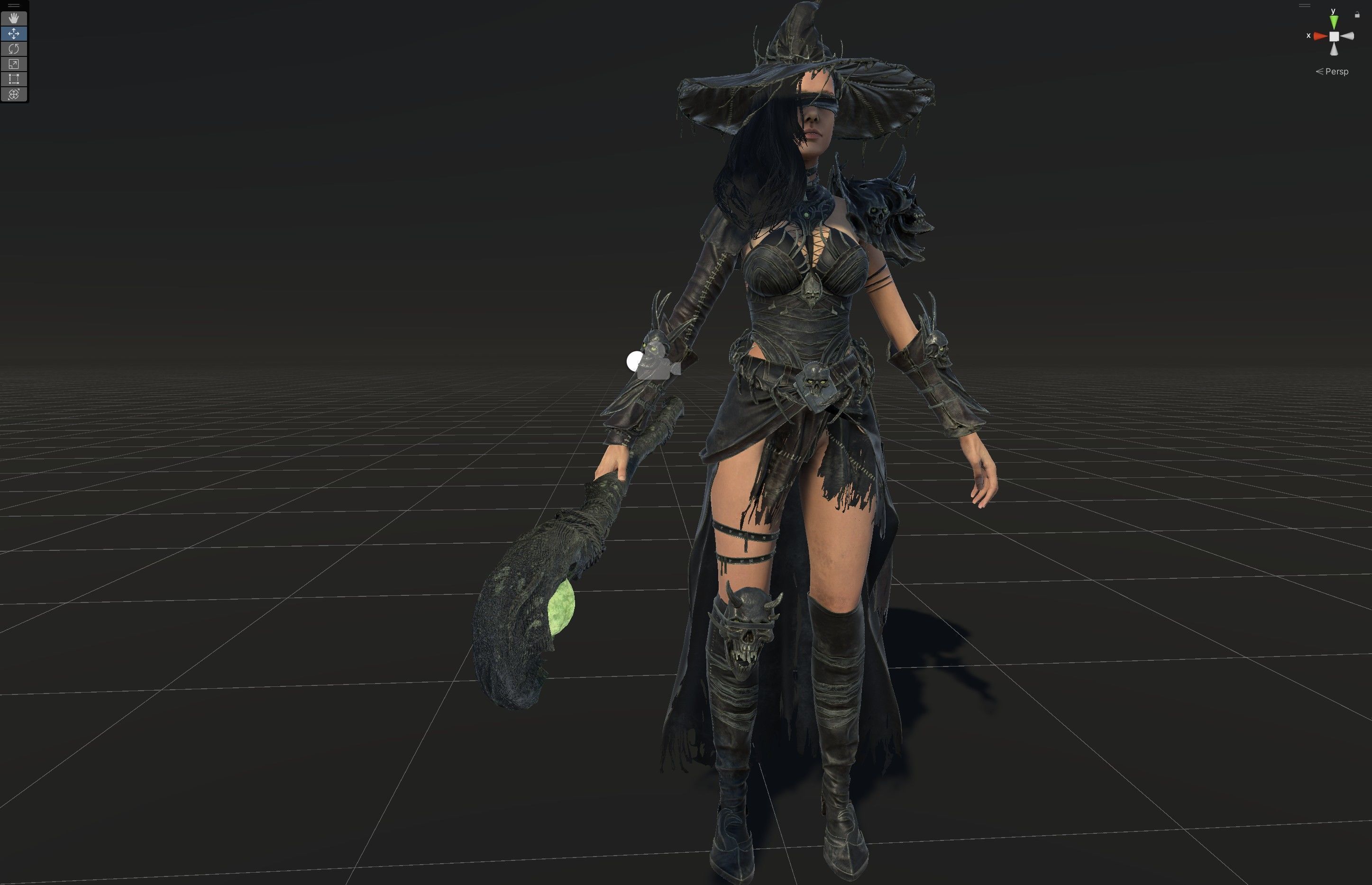 Witch Starter Pack Low-poly 3D model_40