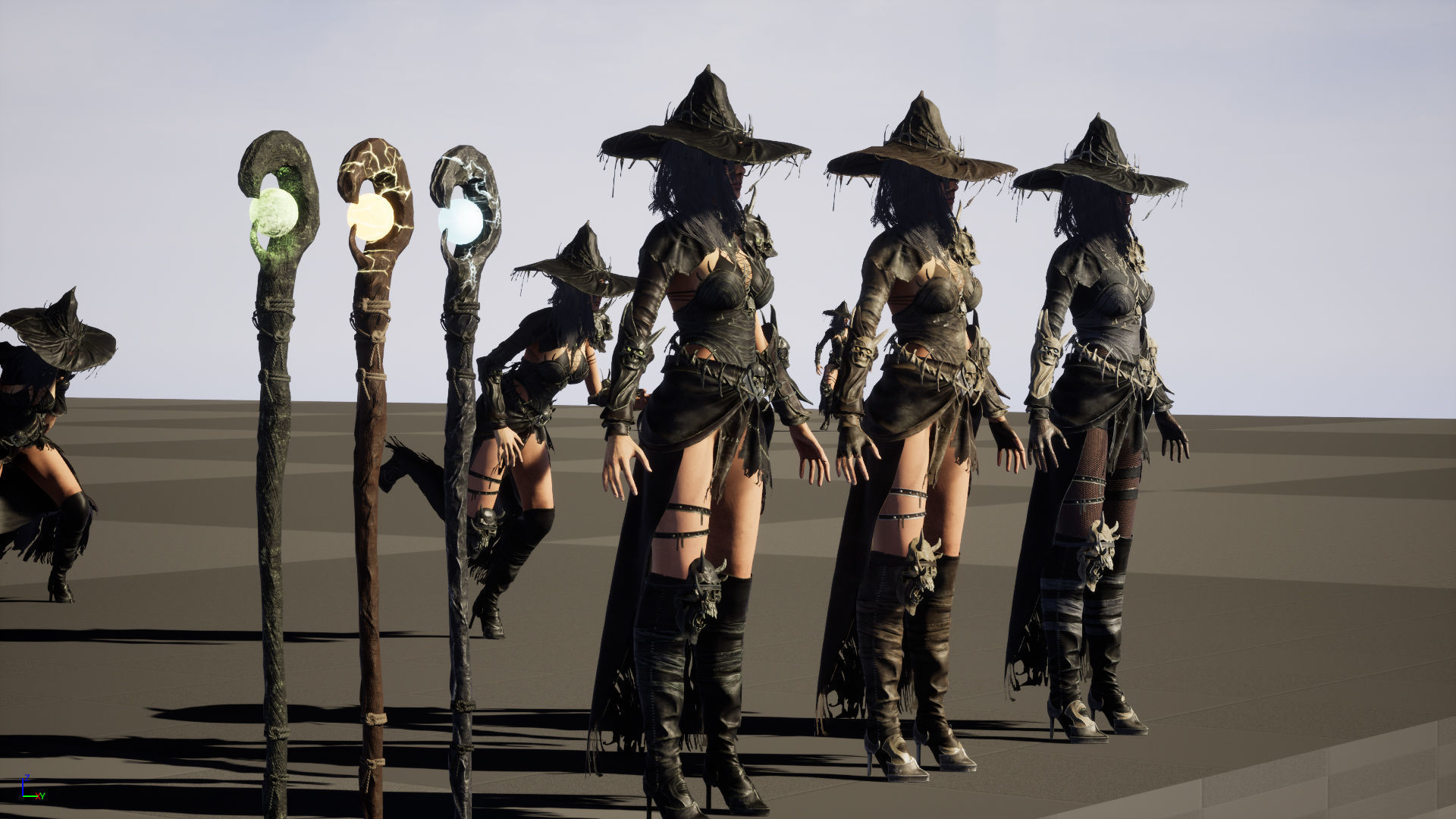 Witch Starter Pack Low-poly 3D model_35