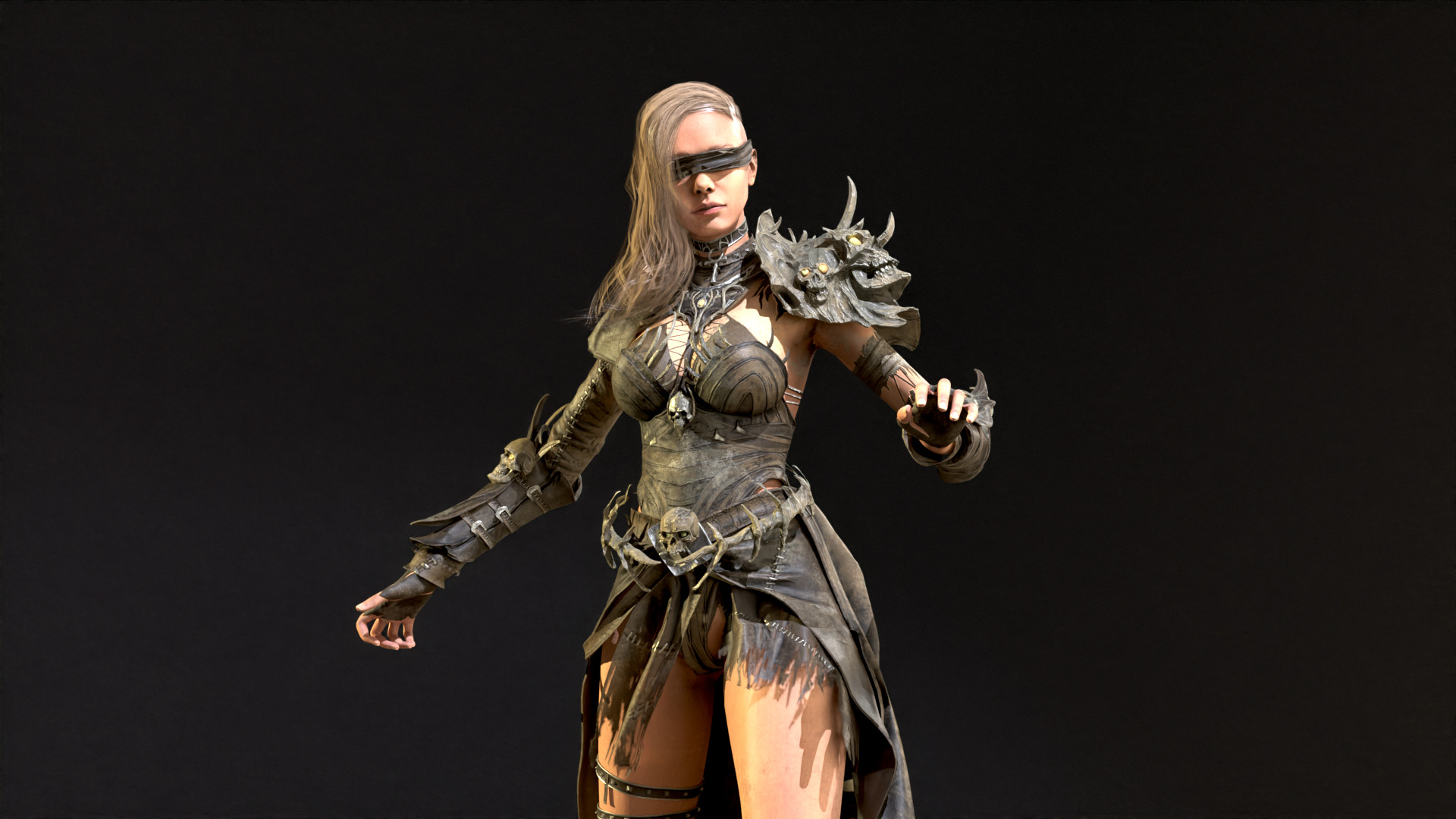 Witch Starter Pack Low-poly 3D model_18