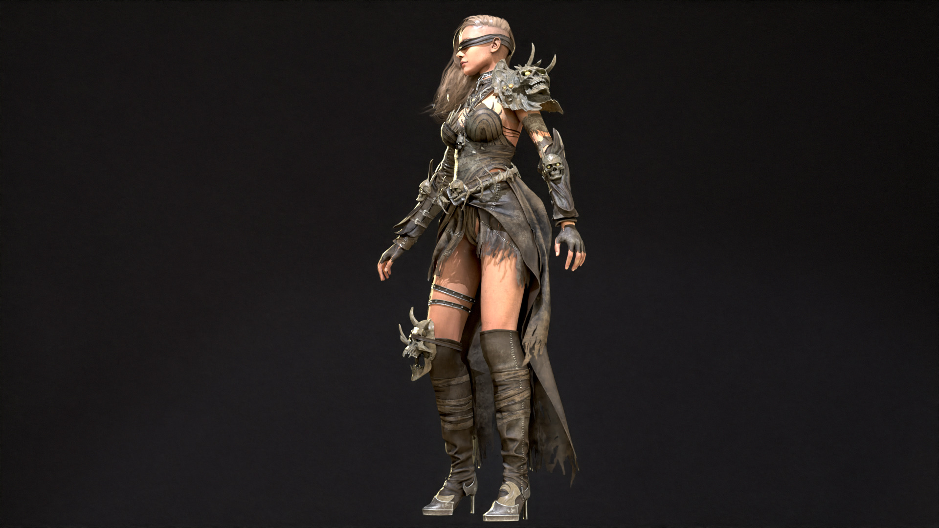 Witch Starter Pack Low-poly 3D model_20