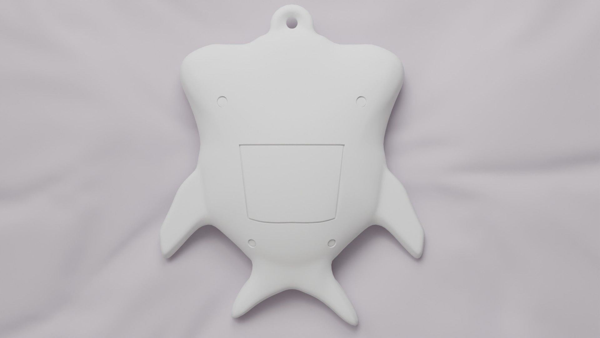 Tamagotchi Hammerhead Shark Cute Toy Low-poly 3D model_23