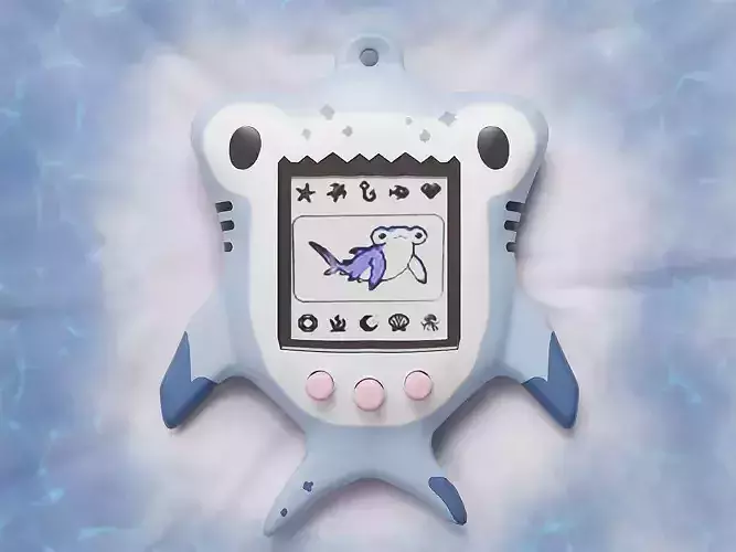 Tamagotchi Hammerhead Shark Cute Toy 