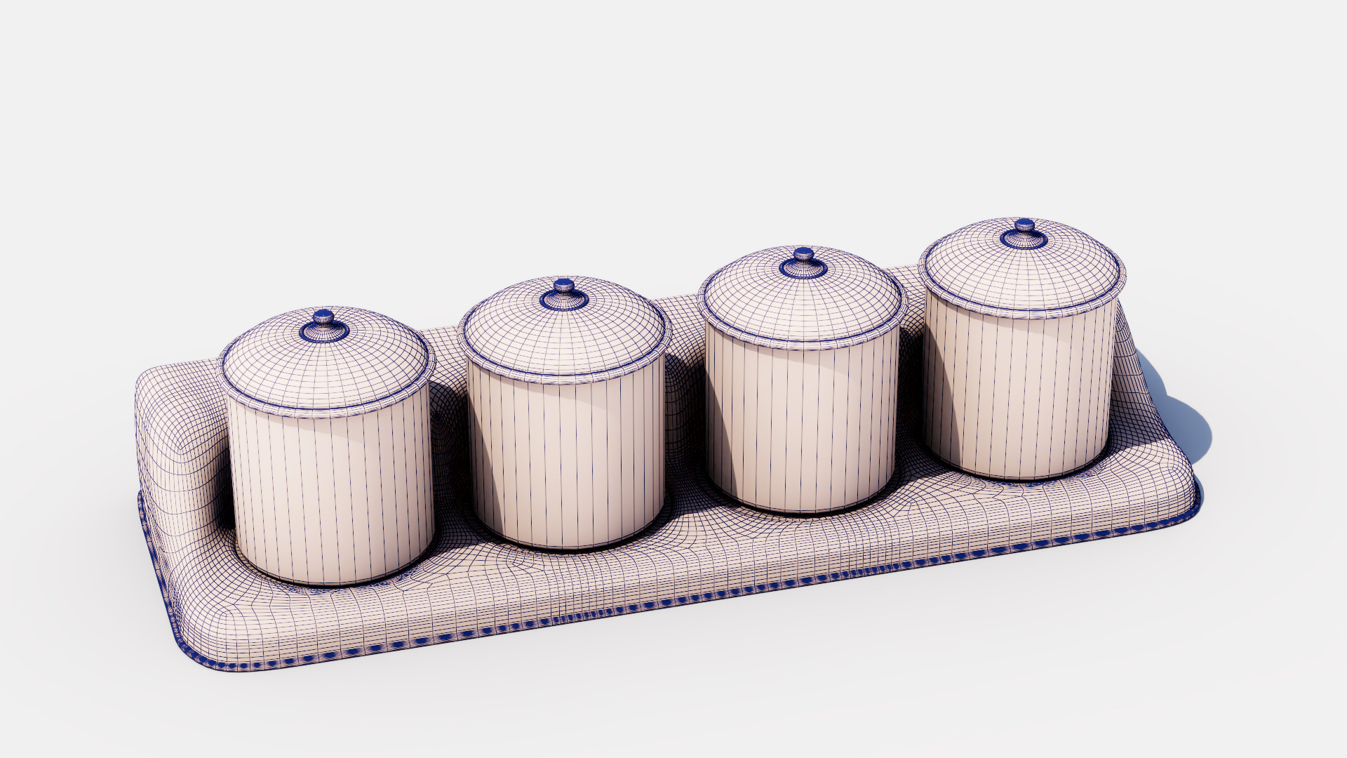 Spice Rack Low-poly 3D model_7