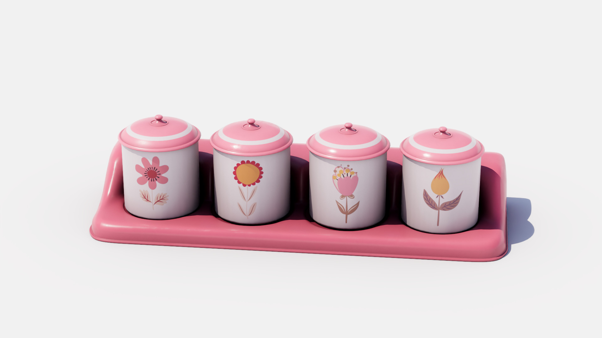 Spice Rack Low-poly 3D model_5