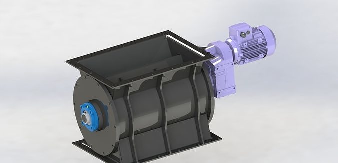 Rotary feeder 3D model