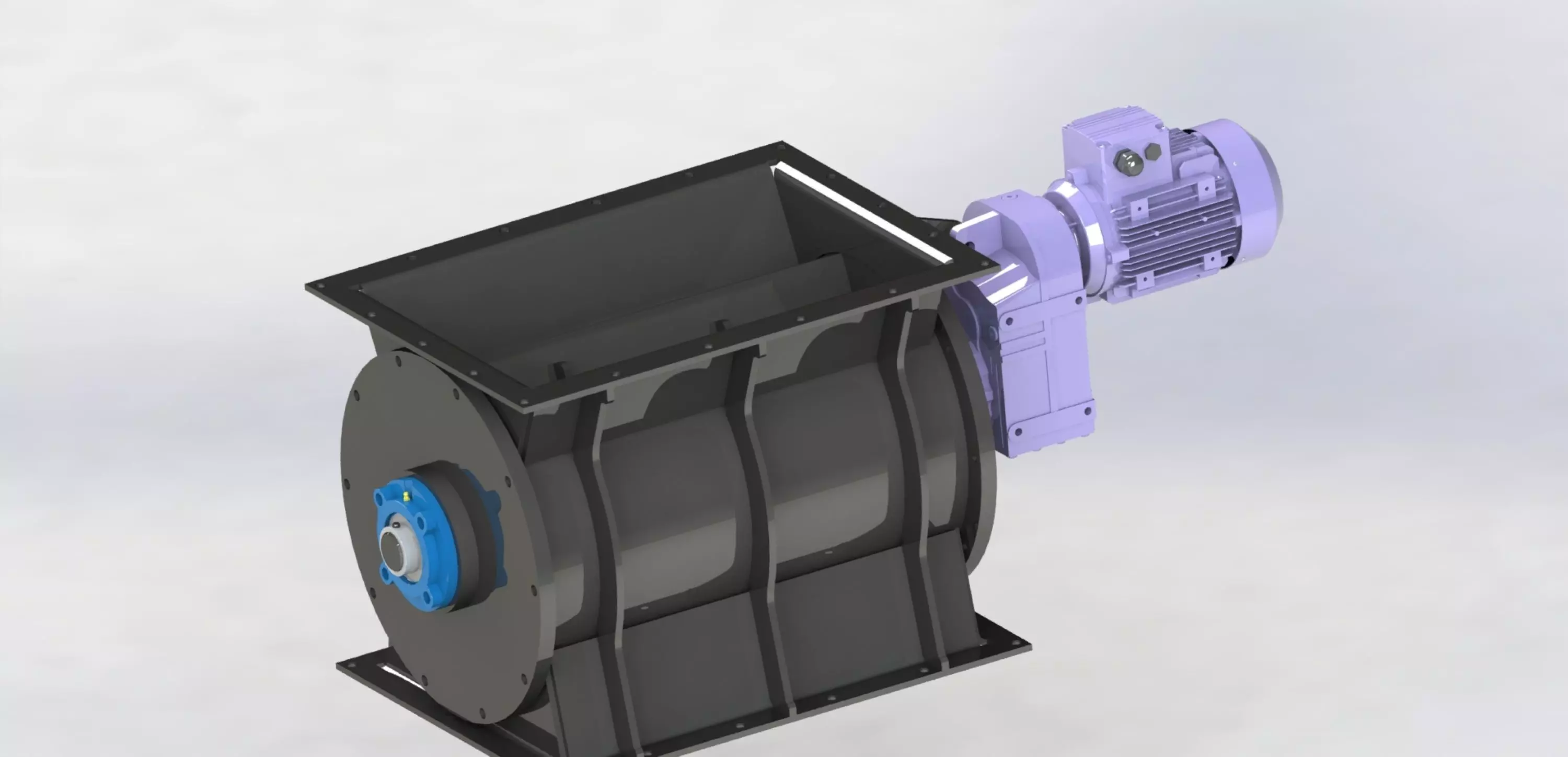 Rotary feeder 3D model_0